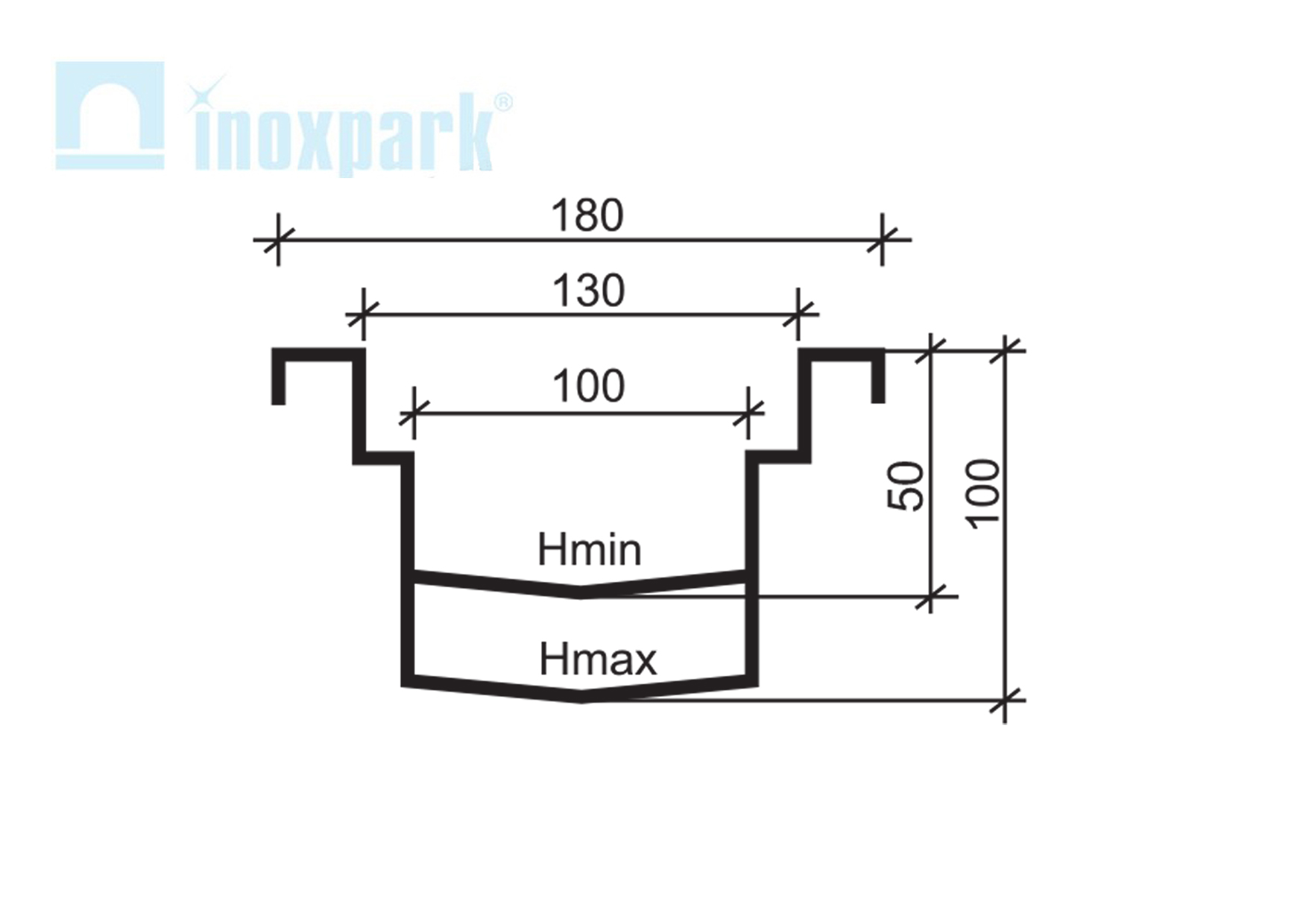Водоотводные лотки Евро 100